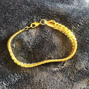 Mens gold bracelet